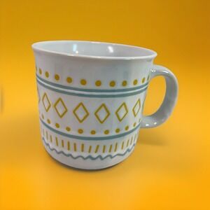 Eccolo Mug 16oz Art Design Cup Modern Coffee Tea Soup Ice Cream